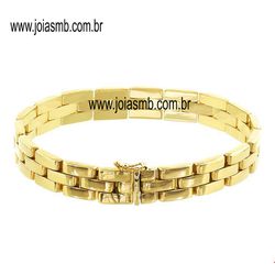 7863 - Bracelete de Ouro Natal - Joias MB 