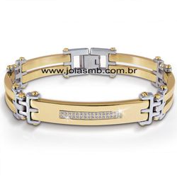 7858 - Bracelete de Ouro Porto Velho - Joias MB 