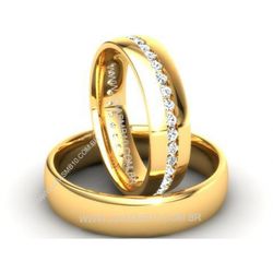 5924 - Alianças de Casamento Marialva - Joias MB Loja Oficial