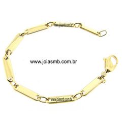 7869 - Pulseira de Ouro Curitiba - ❤️ Joias MB Loja Oficial