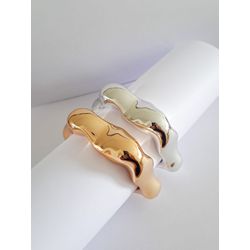 Bracelete Ondulado Orgânico - 196353 - JOLIPOA SEMIJOIAS