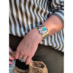 Bracelete estilo Boho zirconia azul - 196403 - JOLIPOA SEMIJOIAS