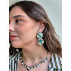 Colar pingente isa - P001-ISA-JP - JOLIPOA SEMIJOIAS