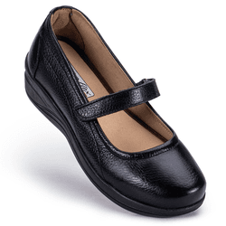 Sapatilha Feminina Couro Preto 1400 Jota Flex - 14... - JOTA FLEX CALÇADOS