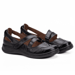 Sapatilha Feminina Couro Preto 4008 Jota Flex - 40... - JOTA FLEX CALÇADOS