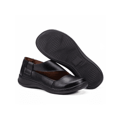 Sapatilha Feminina Couro Preto 4002 Jota Flex - 40... - JOTA FLEX CALÇADOS