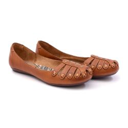 Sapatilha Feminina em Couro Wisk 3001 Jota Flex -... - JOTA FLEX CALÇADOS