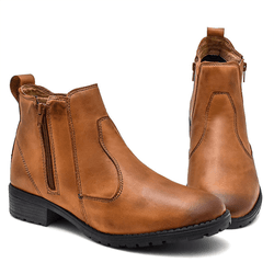 Bota Feminina em Couro Wisk 233 Jota Flex - 233WIS - JOTA FLEX CALÇADOS
