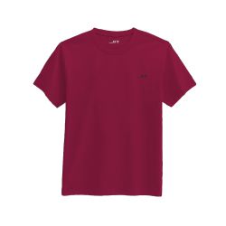 Camiseta de Algodão Masculina Vinho - CMAGVN - JR Confeções