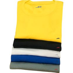 KIT Camisetas de Algodão - 5 Peças - 2068 - JR Confeções