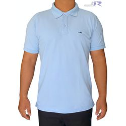 Polo Masculina Azul Bebê Bordada - 1352 - JR Confeções