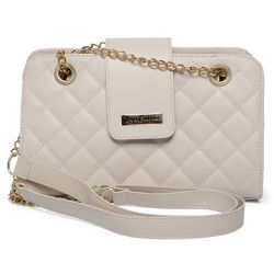 Bolsa Bag Transversal Baú White-Off - Lays Campos