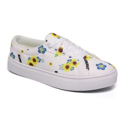 Tênis Sapato Casual Floral Amarelo - Lays Campos
