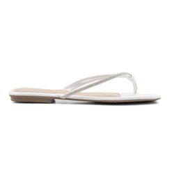 Sandália Dani Chinelo Rasteirinha Branco - Lays Campos