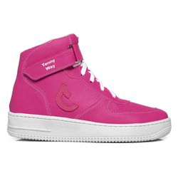 Tenis Sapato Cano Alto Pink - Lays Campos