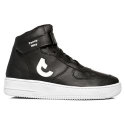 Tenis Sapato Cano Alto Unissex Preto - Lays Campos