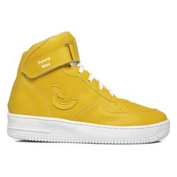 Tenis Sapato Cano Alto Unissex Amarelo - Lays Campos