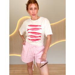 Shorts Sté - Rosa - 1003 - Julia Santos