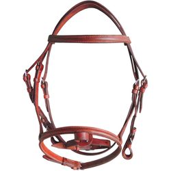 CABEÇADA HÍPICA MARROM - 5675 - Jumping Horse