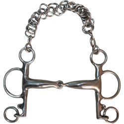 FREIO PELHAN PARTIDO MILITAR ZB - 4718 - Jumping Horse