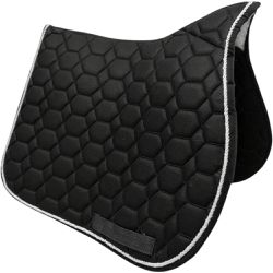 MANTA HÍPICA DE SALTO COM CADARÇO COLMEIA PRETO - ... - Jumping Horse