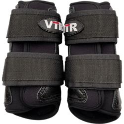 CANELEIRA DE COURO VELCRO VTR - 5583 - Jumping Horse