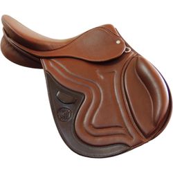 SELA DE SALTO STOKLER PREMIUM MARROM - 5985 - Jumping Horse