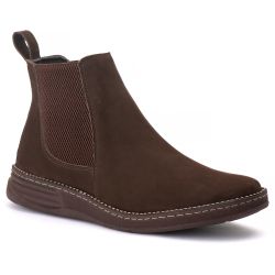 Bota de Couro Nobuck Café para Aventuras Sofistica... - JVClay