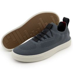 Tênis Meia Masculino Cinza Casual Moderno Pettinar... - JVClay
