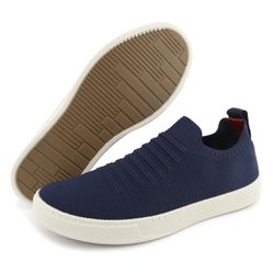 Tênis Masculino Azul Marinho 7011Knit Pettinari Se... - JVClay