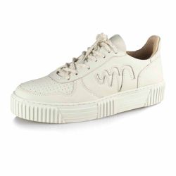 Tênis Feminino Casual Movers Couro Off White para ... - JVClay