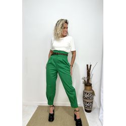 Calça Galena - Verde Folha - Kamila Karolina 