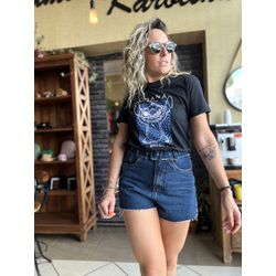 Camiseta T-shirt Stitch - Preta - Kamila Karolina 