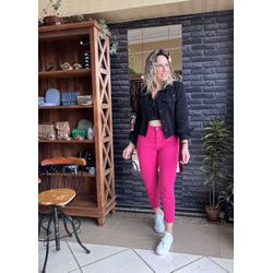 Calça Cropped Jacobina - Rosa Pink - Kamila Karolina 