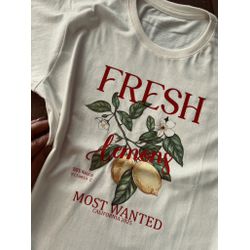 Camiseta T-shirt 100% Algodão Fresh - Off - Ana Radi Store