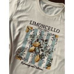 Camiseta T-shirt 100% Algodão Limoncello - Off - Ana Radi Store
