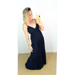 Vestido Benjamim Poá - Preto - Kamila Karolina 