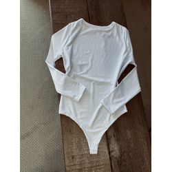 Body manga longa Estiva - Off White - Kamila Karolina 