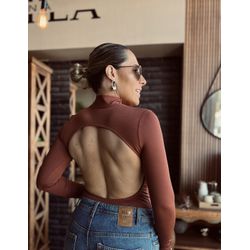 Body gola/aberto costas Alvorada - Cacau - Kamila Karolina 