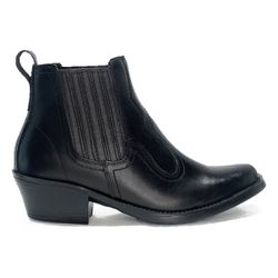 Bota Country Masculina Em Couro Nobre Legítimo Pre... - Kapell Calçados