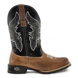 Bota Texana Masculina em Couro Legítimo Anaconda K... - Kapell Calçados