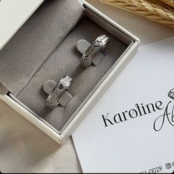 Alianças tradicional com 3 mm em aço inoxidavel -... - Karoline Alianças 