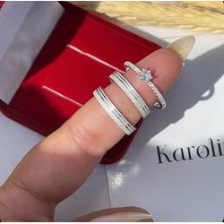 Alianças mini maya com 3 mm fosca diamantada com s... - Karoline Alianças 