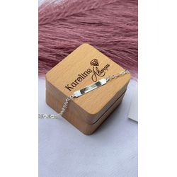 Pulseira Olhar Personalizada - 789552 - Karoline Alianças 