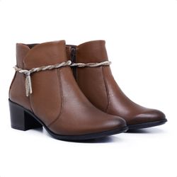 Bota Feminina Cano Curto Ref.: 1206 Havana - 1206 ... - Kauany Calçados