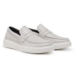 Loafer Masculino Ref.: 9400 Milano Branco - 9400 M... - Kauany Calçados