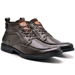 Bota Couro Masculino Mamute - 8100 Café - Kauany Calçados