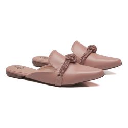 Mule Peony Nude Rosado - Sapatoteca