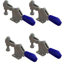 Kit 4 Peças Grampo de Aperto Rápido Horizontal KIF... - Kifix Grampos de Fixação