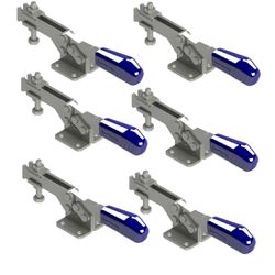 Kit 6 peças Grampo de Aperto Rápido Horizontal KIF... - Kifix Grampos de Fixação